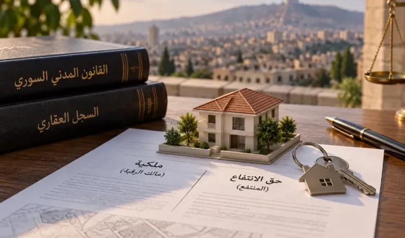 حق الانتفاع بالعقار في سوريا: ما هو وما الفرق بينه وبين الملكية؟
