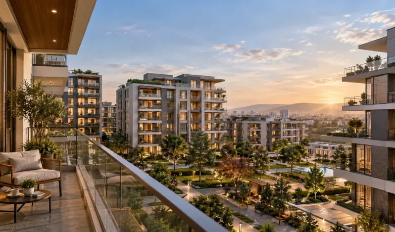 Why do apartment prices differ within the same residential project?