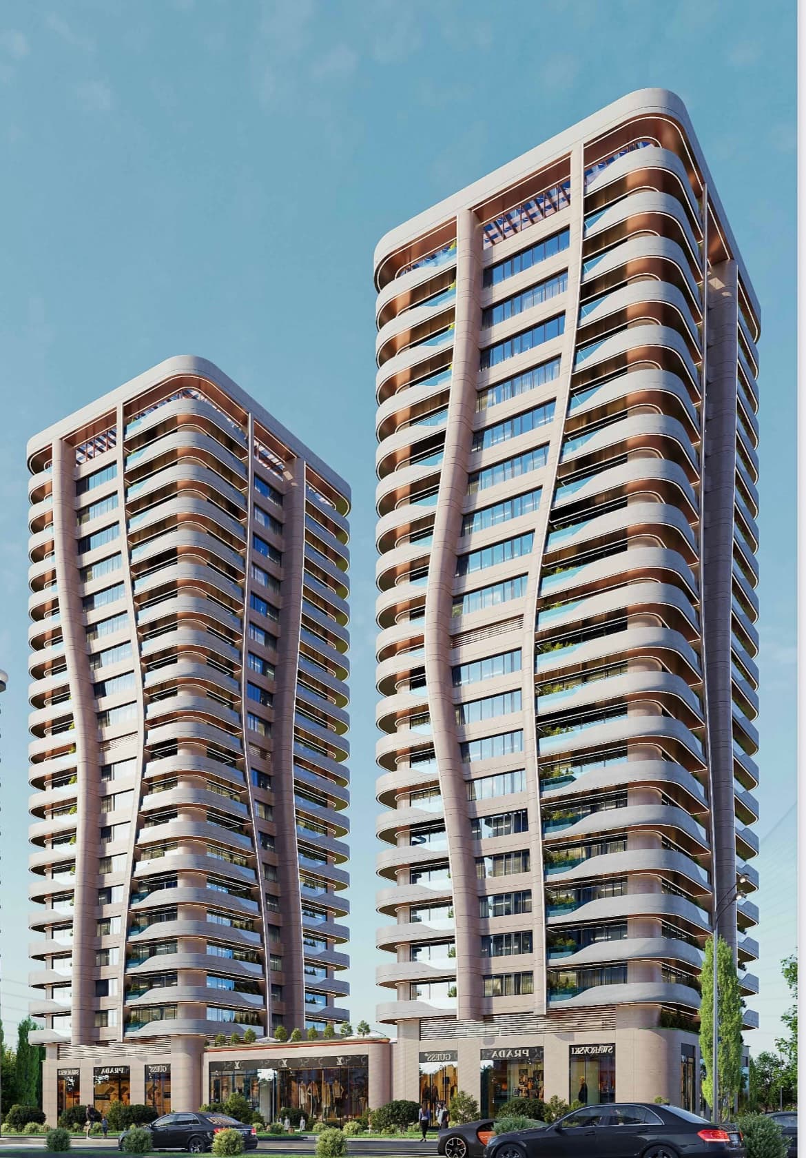 Şam'da satılık daireler _ Marota City Rivera Tower T94