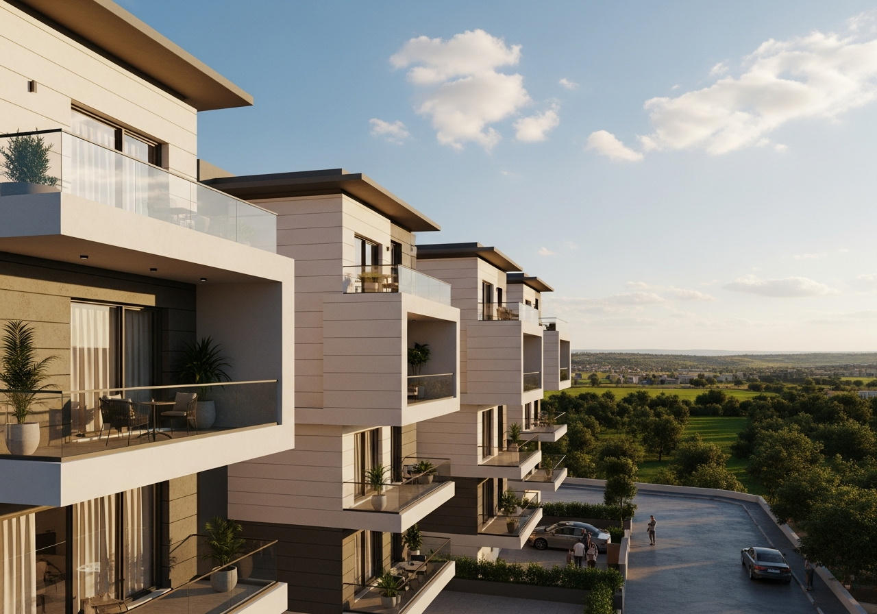 شقة سكنية بتصميم عصري ضمن مجمع راقي في ريف دمشق مناسبة للمستثمرين الأجانب