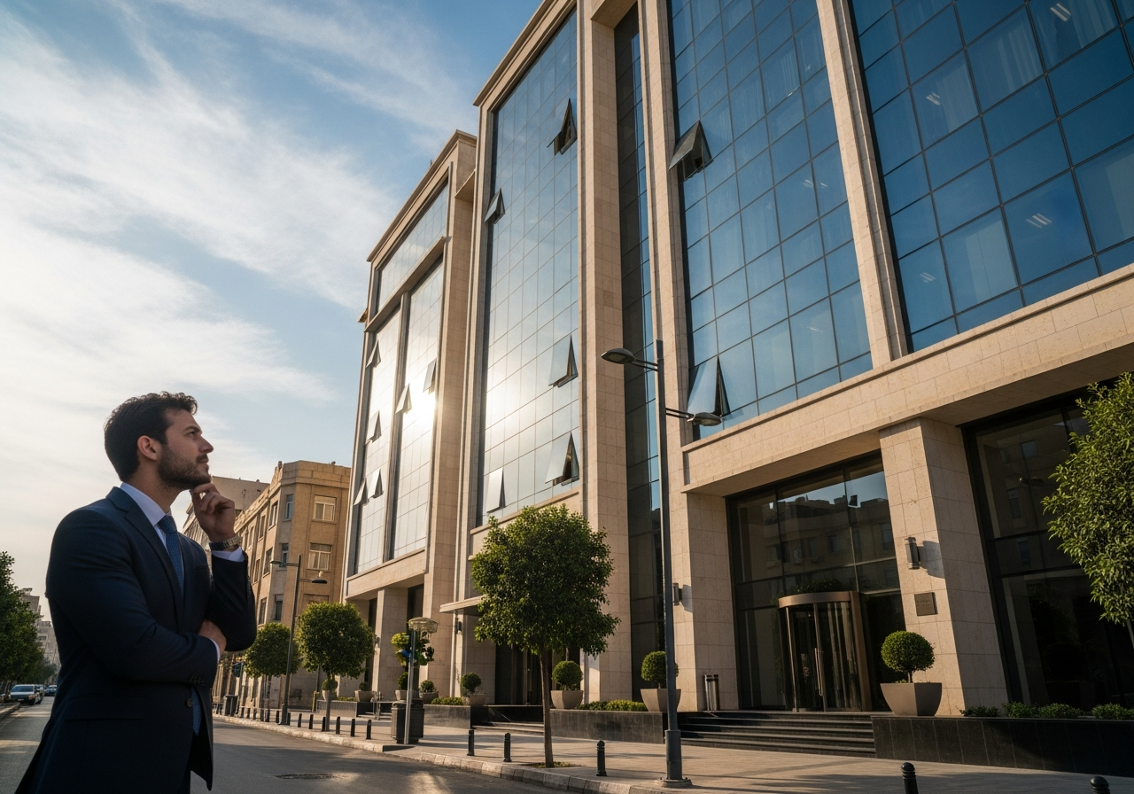 مكتب عصري مجهز بالكامل للبيع في دمشق مناسب للاستثمار والأعمال التجارية الحديثة