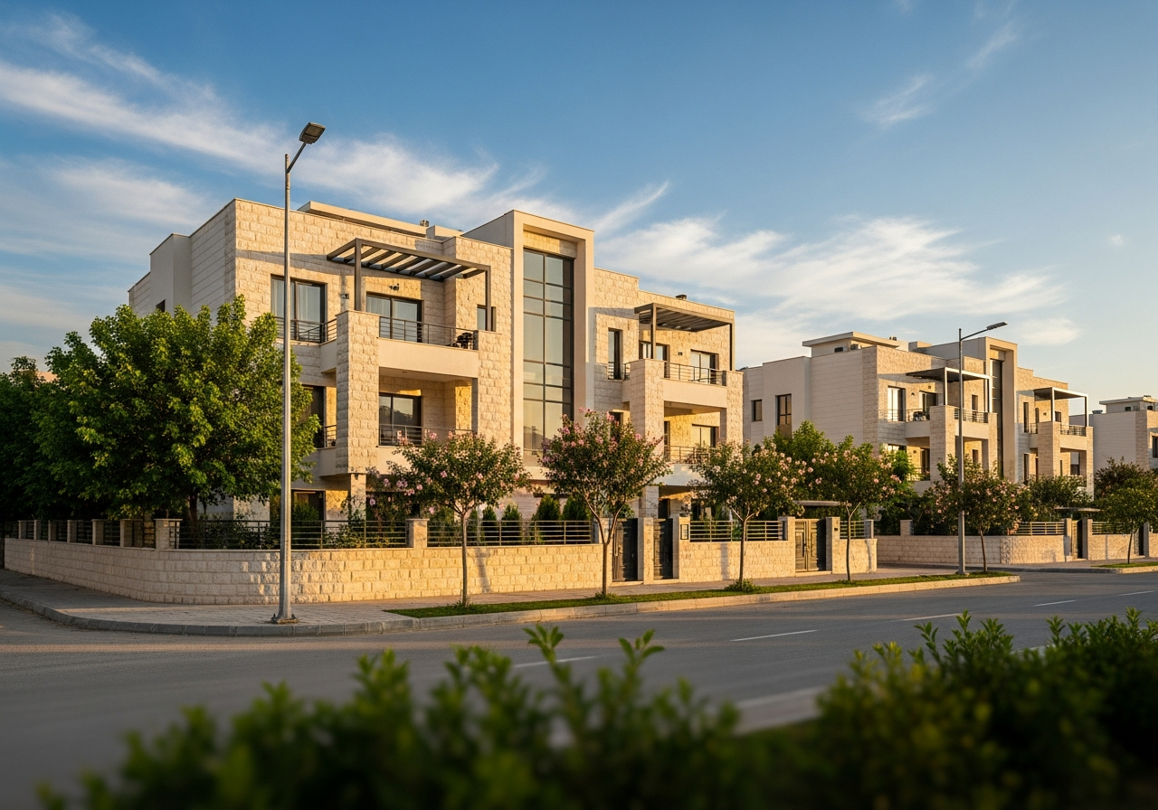 Spacious apartment with modern design among the options for properties for sale in Syria with comfortable installments.