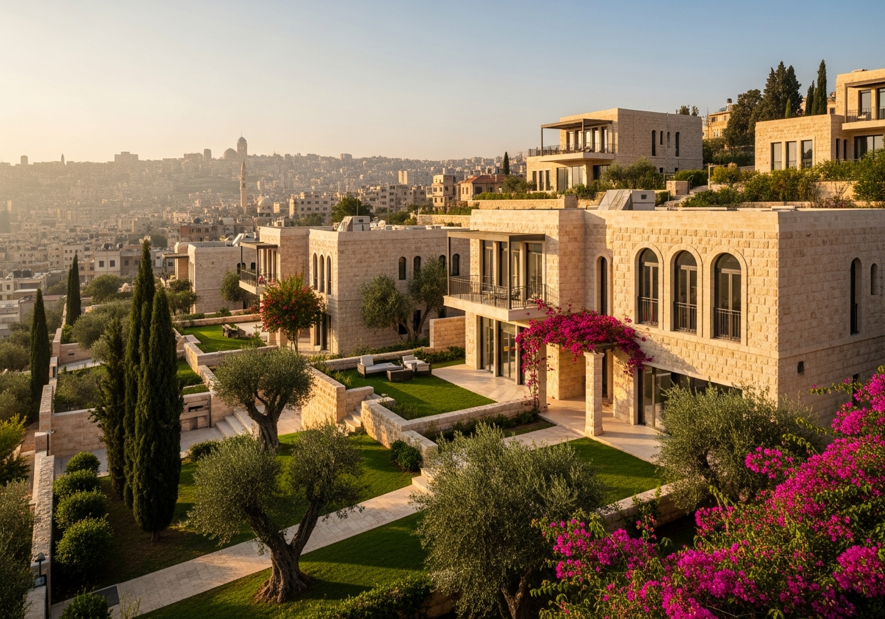 Villa de luxe avec piscine et grand jardin dans un projet de villas en pleine propriété à vendre à Damas